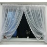 Záclona z vyšívaného tylu - hotová záclona