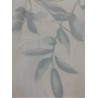 Záclona s lístky šedá - metráž